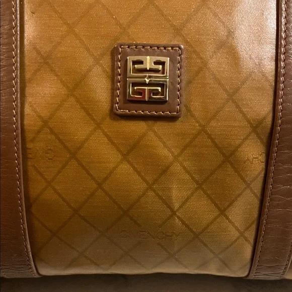 Givenchy Tan and Brown Duffel Bag